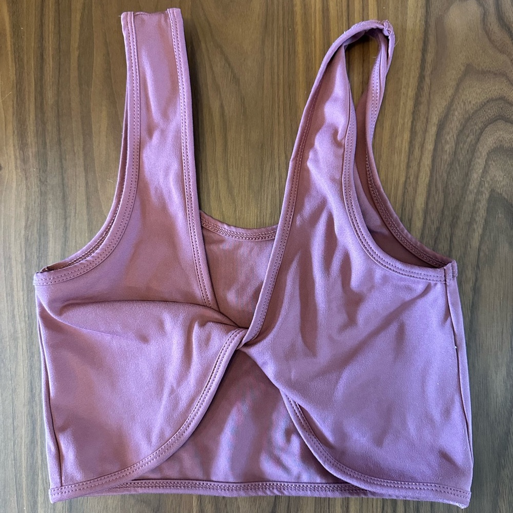 Agent 84 Pink Wrap Front/Back Sports Bra